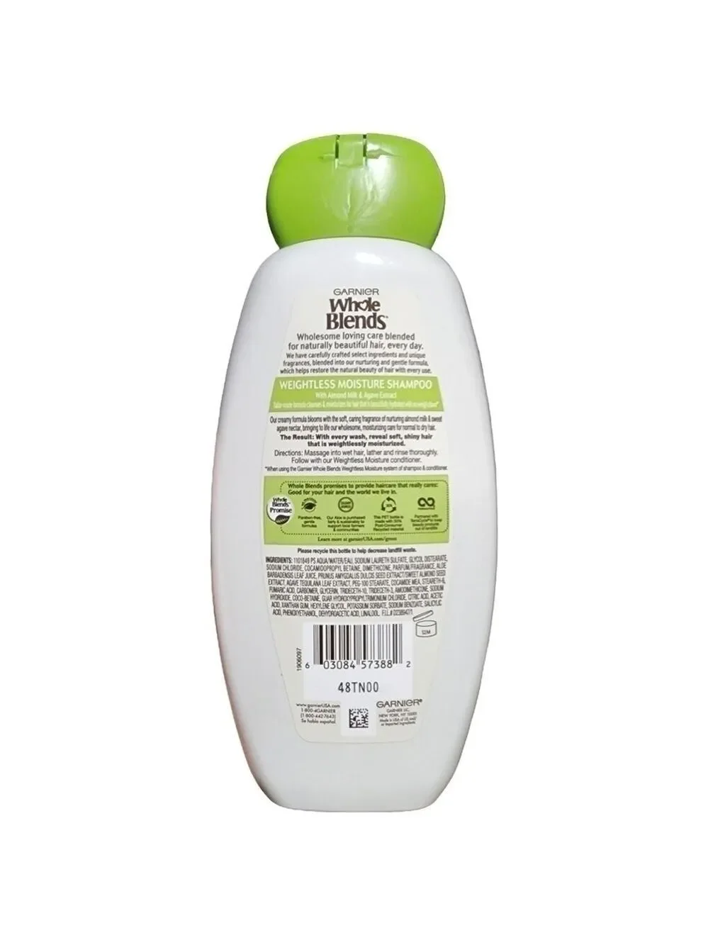 Disc. Garnier Whole Blends Almond Milk Nurture weightless moisture Shampoo